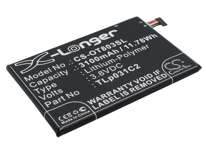 Replacement Battery for Orange  Nura – Mobile, SmartPhone – 3100mAh / 11.78Wh / 3.8V