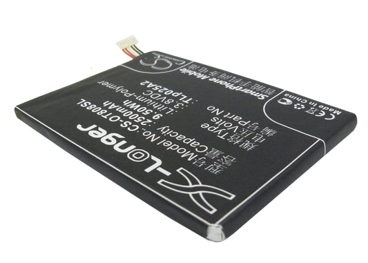 Replacement Battery for Alcatel  7046T – Mobile, SmartPhone – 2500mAh / 9.50Wh / 3.8V