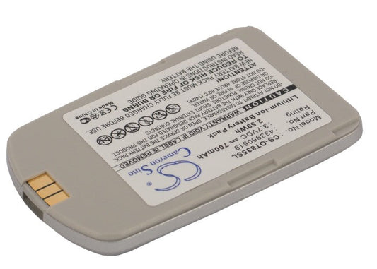 Replacement Battery for Alcatel  OT-825 – Mobile, SmartPhone – 700mAh / 3.7V