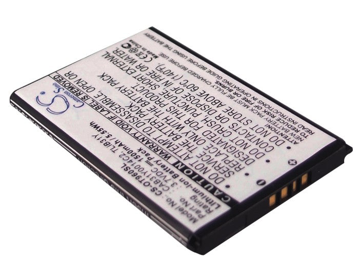 Replacement Battery for Cricket  AUTHORITY – Mobile, SmartPhone – 1500mAh/5.55Wh / 3.7V