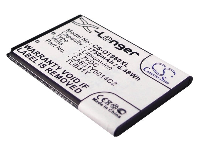 Replacement Battery for Cricket | Alcatel AUTHORITY – Mobile, SmartPhone – 1750mAh / 3.7V - image 1
