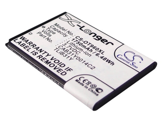 Replacement Battery for Cricket | Alcatel AUTHORITY – Mobile, SmartPhone – 1750mAh / 3.7V - image 1