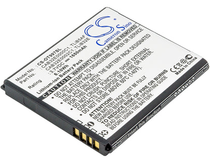 Replacement Battery for Alcatel | TCL | BASE OT-997 – Mobile, SmartPhone – 1650mAh / 3.7V - image 1