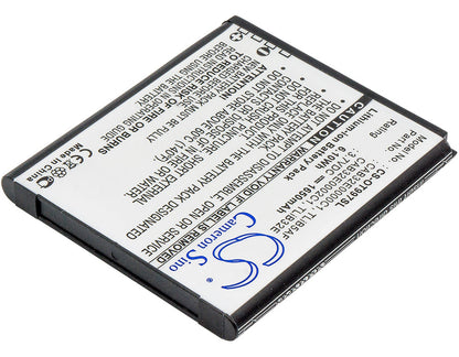 Replacement Battery for BASE  Lutea 3 – Mobile, SmartPhone – 1650mAh / 6.11Wh / 3.7V