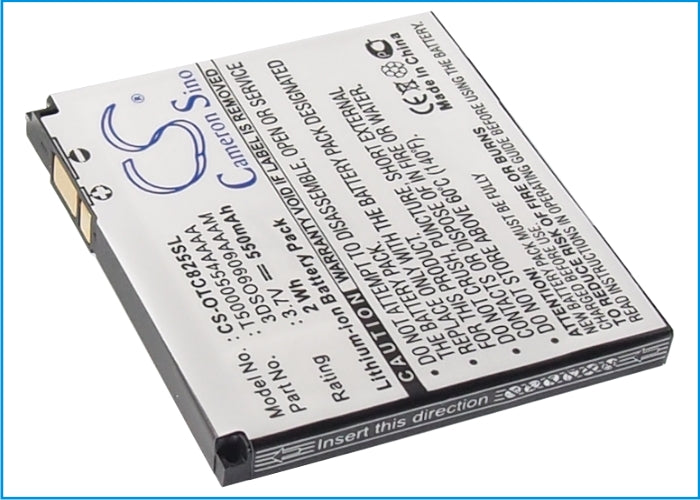 Replacement Battery for Alcatel  Elle No3 – Mobile, SmartPhone – 550mAh/2.0Wh / 3.7V