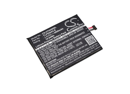 Replacement Battery for TCL | Alcatel AM-H200 – Mobile, SmartPhone – 2800mAh / 3.8V - image 1
