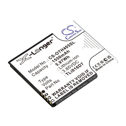 Replacement Battery for Alcatel U3 2018 4G – Mobile, SmartPhone – 1550mAh / 3.85V - image 1