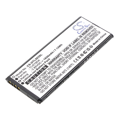 Replacement Battery for Alcatel OT-5005R – Mobile, SmartPhone – 1850mAh / 3.85V