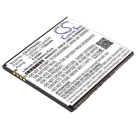Replacement Battery for Alcatel One Touch POP 4 – Mobile, SmartPhone – 1750mAh / 3.8V - image 1