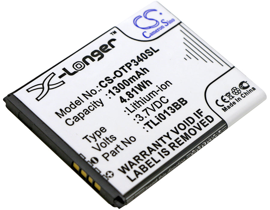 Replacement Battery for Orange | Alcatel Klif – Mobile, SmartPhone – 1300mAh / 3.7V - image 1