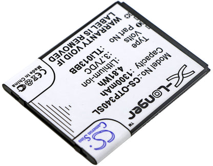 Replacement Battery for Alcatel  One Touch Pixi 3 4.0 – Mobile, SmartPhone – 1300mAh / 4.81Wh / 3.7V