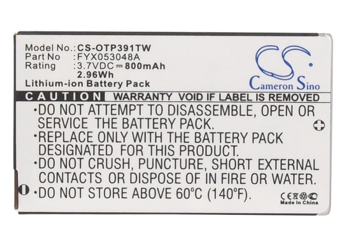 Replacement Battery for Oregon Scientific TP391 – Two-Way Radio – 800mAh / 3.7V - image 5