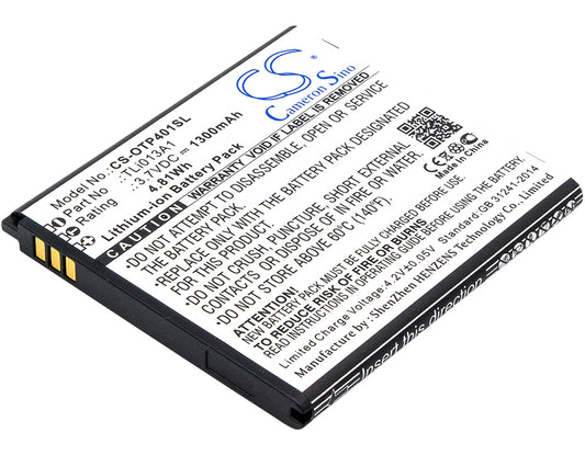 Replacement Battery for Alcatel One Touch Pixi 4 3.5 – Mobile, SmartPhone – 1300mAh / 3.7V - image 1