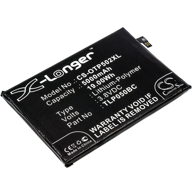 Replacement Battery for Alcatel One Touch Pixi 4 Plus Power – Mobile, SmartPhone – 5000mAh / 3.8V - image 1