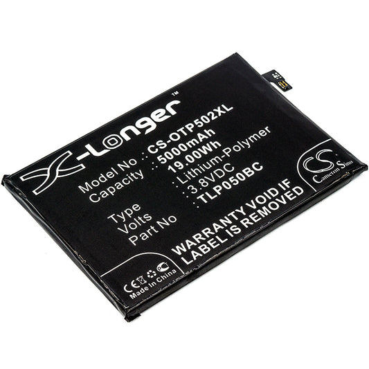 Replacement Battery for Alcatel One Touch Pixi 4 Plus Power – Mobile, SmartPhone – 5000mAh / 3.8V - image 1