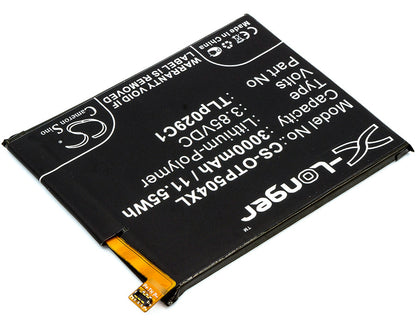 Replacement Battery for Alcatel  5049S – Mobile, SmartPhone – 3000mAh / 11.55Wh / 3.85V