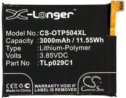 Replacement Battery for MetroPCS  5049Z – Mobile, SmartPhone – 3000mAh / 11.55Wh / 3.85V
