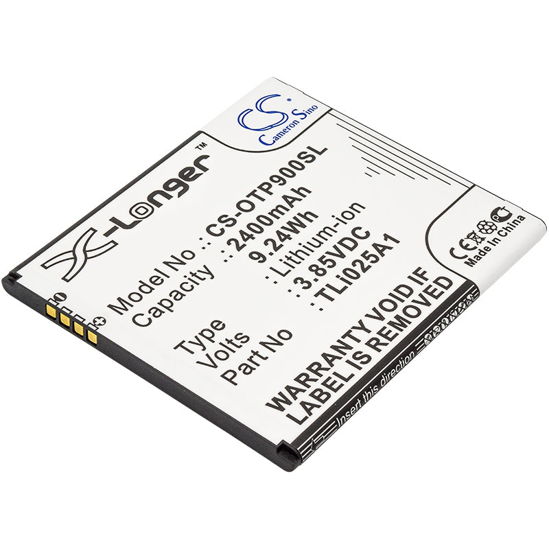 Replacement Battery for Alcatel One Touch Pixi 4 6" – Mobile, SmartPhone – 2400mAh / 3.85V - image 1