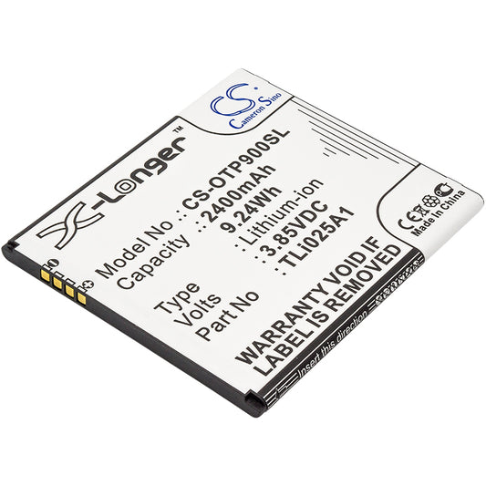 Replacement Battery for Alcatel One Touch Pixi 4 6" – Mobile, SmartPhone – 2400mAh / 3.85V - image 1