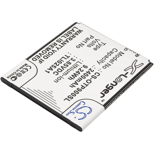 Replacement Battery for Alcatel  One Touch Pixi 4 6" – Mobile, SmartPhone – 2400mAh / 9.24Wh / 3.85V