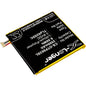 Replacement Battery for Alcatel  One Touch Pixi 4 6.0 – Mobile, SmartPhone – 2500mAh / 9.50Wh / 3.8V