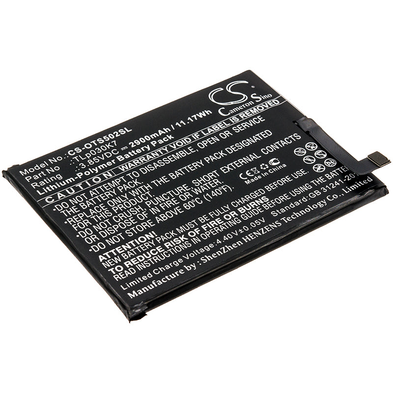 Replacement Battery for Alcatel 1S – Mobile, SmartPhone – 2900mAh / 3.85V - image 1