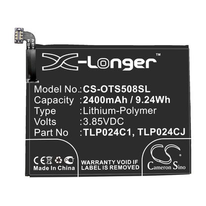 Replacement Battery for Verizon  5059S – Mobile, SmartPhone – 2400mAh / 9.24Wh / 3.85V