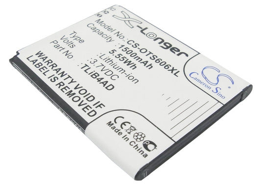 Replacement Battery for Alcatel | TCL One Touch View – Mobile, SmartPhone – 1500mAh / 3.7V - image 1