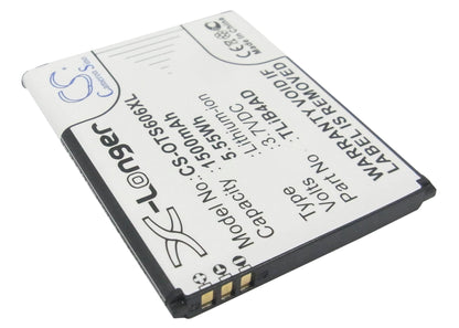 Replacement Battery for Alcatel | TCL One Touch View – Mobile, SmartPhone – 1500mAh / 3.7V - image 2