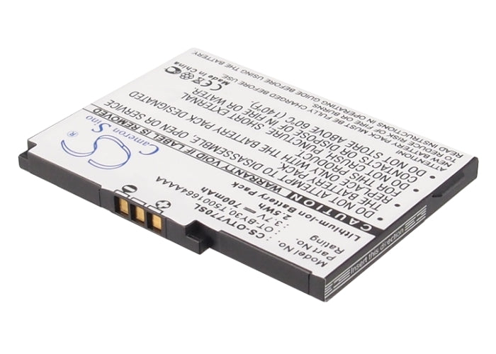Replacement Battery for Alcatel OT-V770 – Mobile, SmartPhone – 700mAh / 3.7V - image 1
