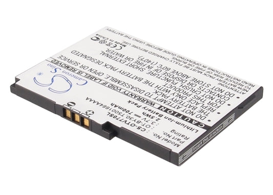Replacement Battery for Alcatel OT-V770 – Mobile, SmartPhone – 700mAh / 3.7V - image 1