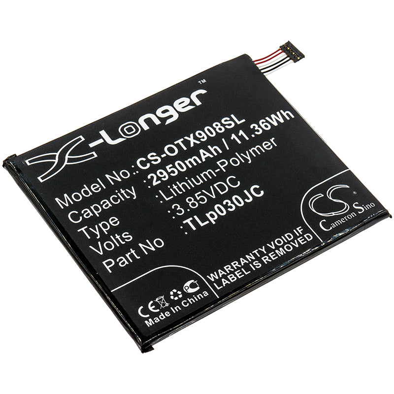 Replacement Battery for Alcatel TIM XL 2018 – Mobile, SmartPhone – 2950mAh / 3.85V - image 1