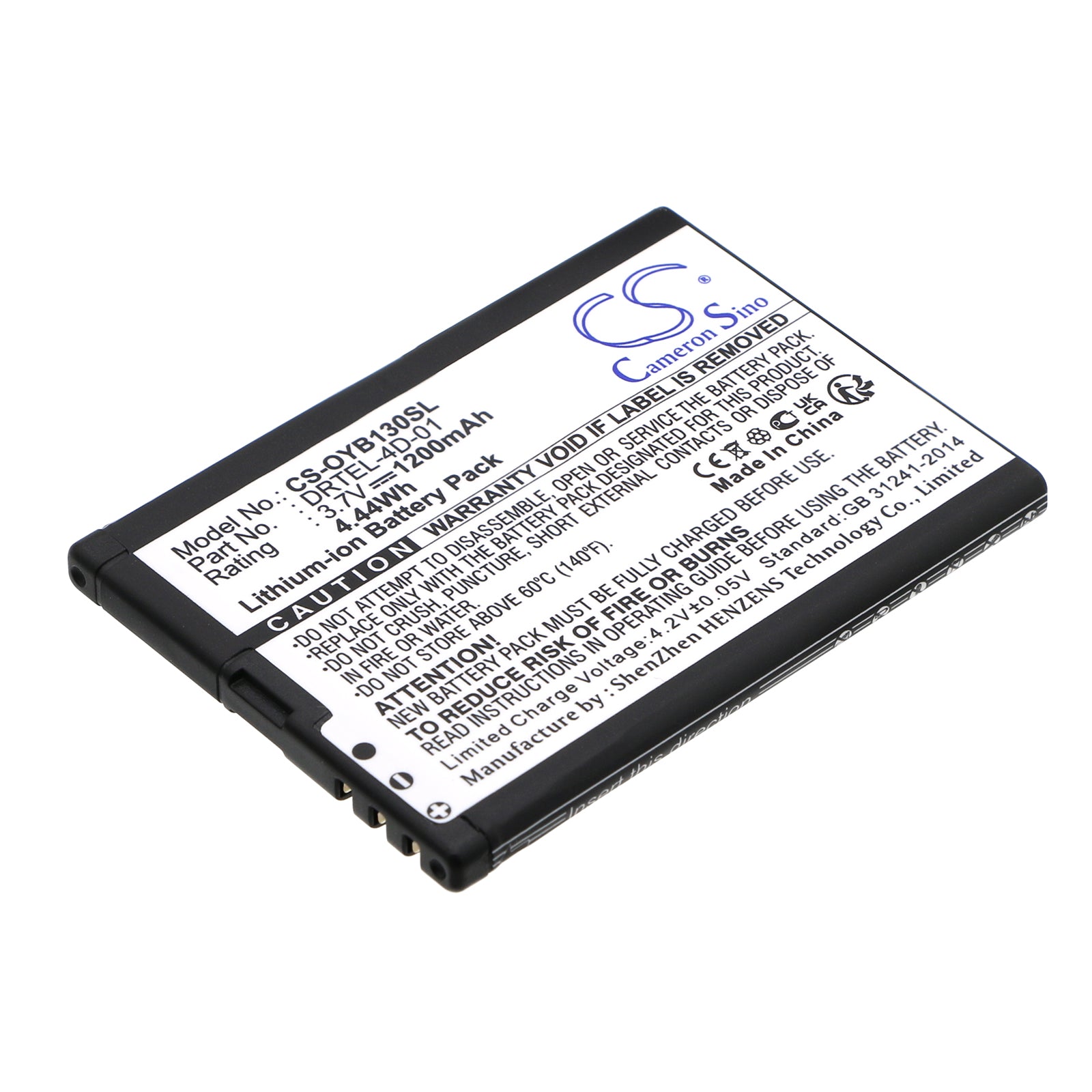 Replacement Battery for Bea-fon | Olympia | MaxCom | MyPhone T850 – Mobile, SmartPhone – 1200mAh / 3.7V - image 1