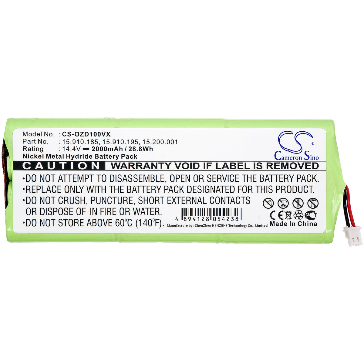Replacement Battery for TOPAN | Ozroll TP-AVC701 – Crane Remote Control – 2000mAh / 14.4V
