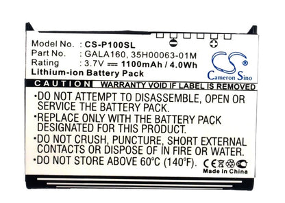 Replacement Battery for HTC | Qtek | CyberBank | I-Mate | Dopod | Pharos Galaxy – PDA, Pocket PC – 1100mAh / 3.7V