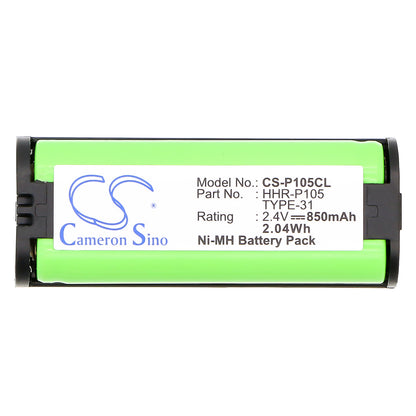 Replacement Battery for Polycom | Philips | Uniden | Muraphone | Vertical | GE | Panasonic | Avaya | Toshiba VVX D60 – Cordless Phone – 850mAh / 2.4V