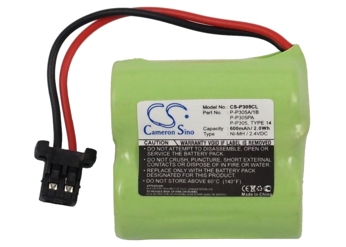 Replacement Battery for Cobra | Rayovac | GE | Sanyo | Panasonic | Southwestern Bell | Radio Shack | AT&T CP464 – Cordless Phone – 600mAh / 2.4V