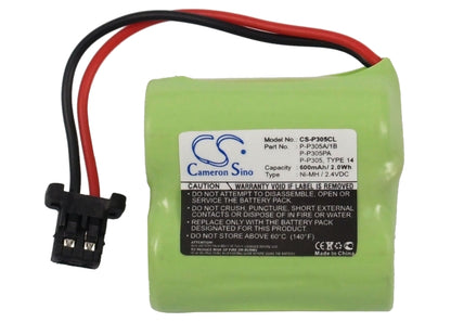 Replacement Battery for Cobra | Rayovac | GE | Sanyo | Panasonic | Southwestern Bell | Radio Shack | AT&T CP464 – Cordless Phone – 600mAh / 2.4V