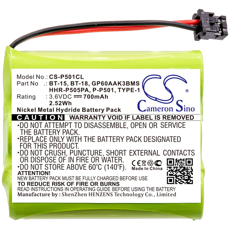 Replacement Battery for RCA | Plantronics | Southwestern Bell | Nomad | Sharp | Sylvania | BELL PHONE | GP | Uniden | Toshiba | Sony | SBC | Muraphone