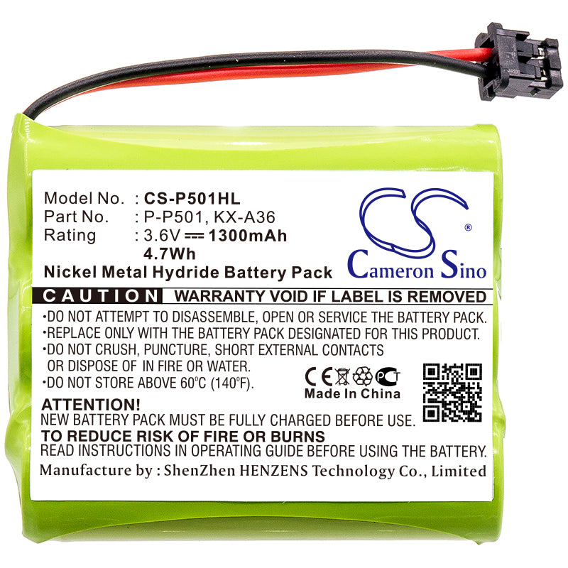 Replacement Battery for Panasonic | Toshiba | Plantronics | Memorex | Southwestern Bell | AT&T | NorthWestern Bell | Radio Shack | GE | Cobra | Sharp