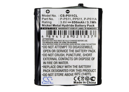 Replacement Battery for Panasonic | Sanyo | Radio Shack KXFPG371 – Cordless Phone – 850mAh / 3.6V