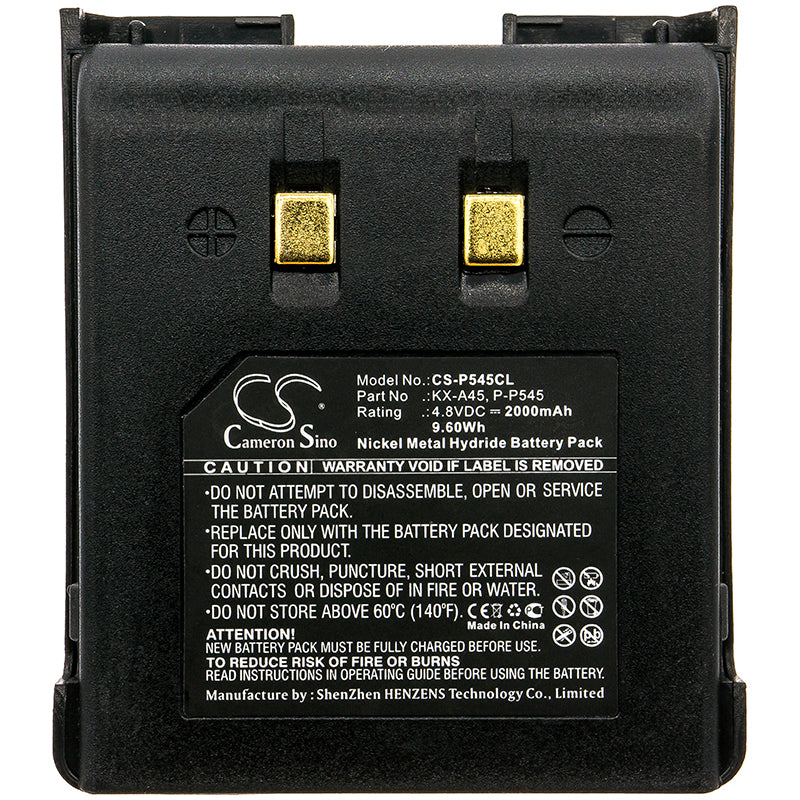 Replacement Battery for Panasonic KX-T9100 – Cordless Phone – 2000mAh / 4.8V