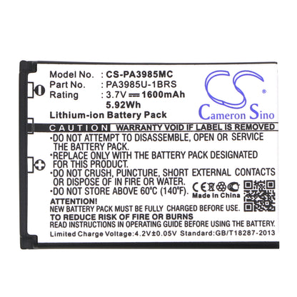 Replacement Battery for Toshiba Camileo X200 – Camera – 1600mAh / 3.7V