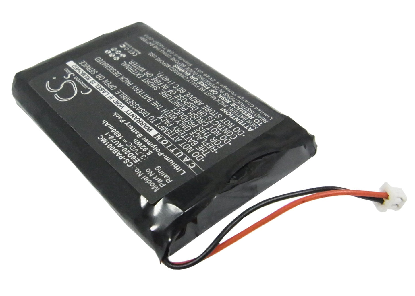 Replacement Battery for Panasonic  Arbitator Body Worn Mics – Camera – 1600mAh / 5.92Wh / 3.7V