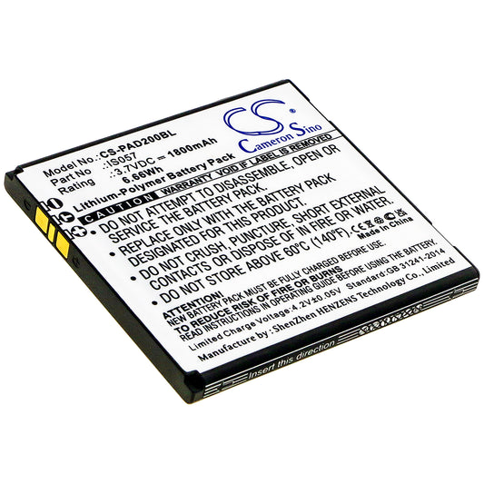 Replacement Battery for Pax D200 – Payment Terminal – 1800mAh / 3.7V