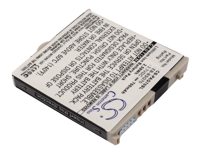 Replacement Battery for Panasonic G70 – Mobile, SmartPhone – 700mAh / 3.7V - image 2