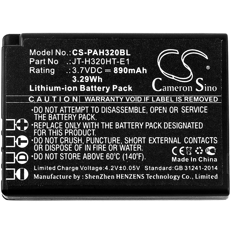 Replacement Battery for Panasonic Handheld H320 – Barcode Scanner – 890mAh / 3.7V - image 3