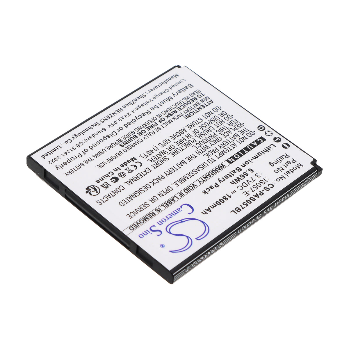 Replacement Battery for Pax IS057-E – Payment Terminal – 1800mAh / 3.7V