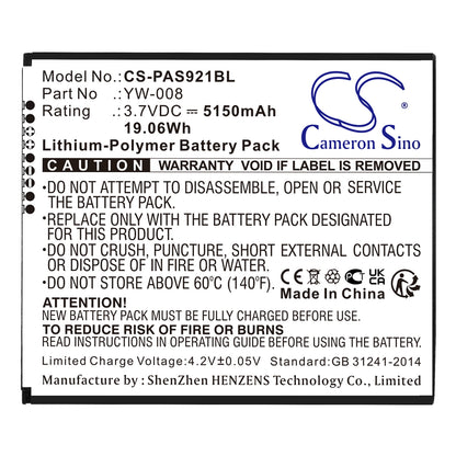 Replacement Battery for Pax A920 Pro – Payment Terminal – 5150mAh / 3.7V