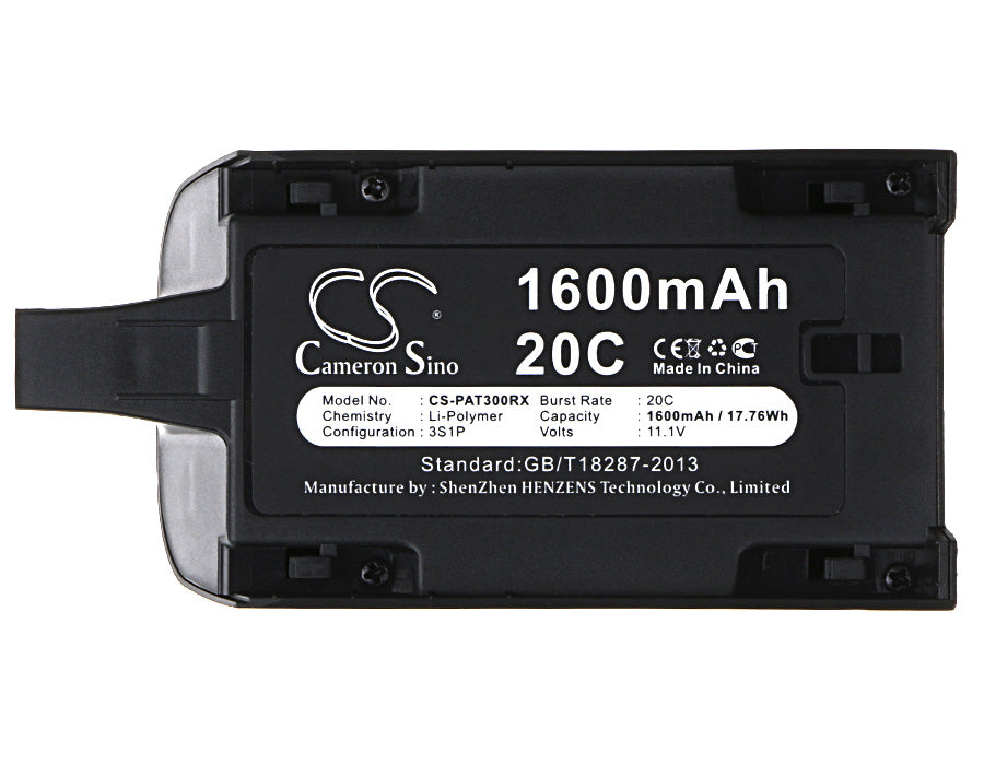 Replacement Battery for Parrot  Bebop Drone 3.0 – Drones – 1600mAh / 17.76Wh / 11.1V